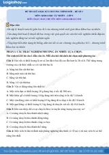 Đề thi giữa kì 1 KHTN 9 Chân trời sáng tạo - Đề số 2